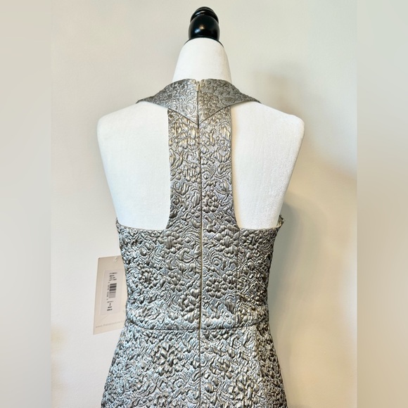 THEIA Metallic Brocade Dress - Picture 12 of 16